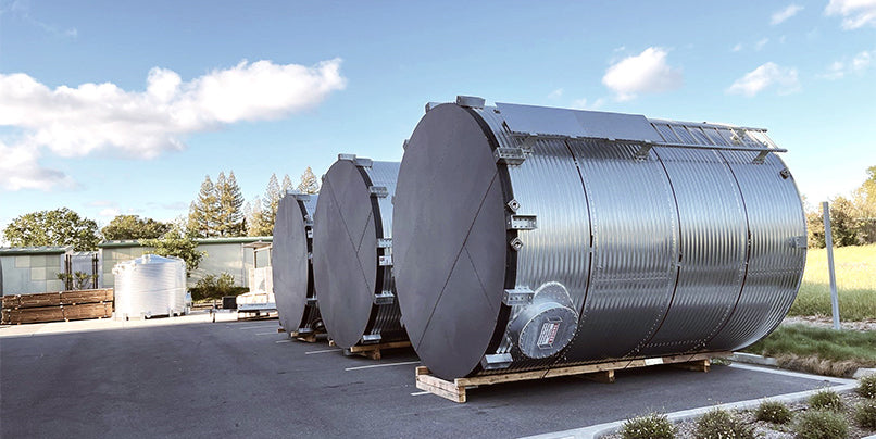 Rhino Classic Corrugated Galvanized Steel Water Storage Tanks