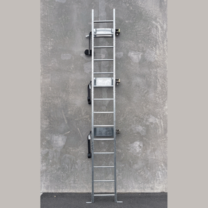 Compete Galvanized Steel Tank Ladder Kit for Poly Tanks. Includes Ladder, Mounts, Ratchets & Straps.